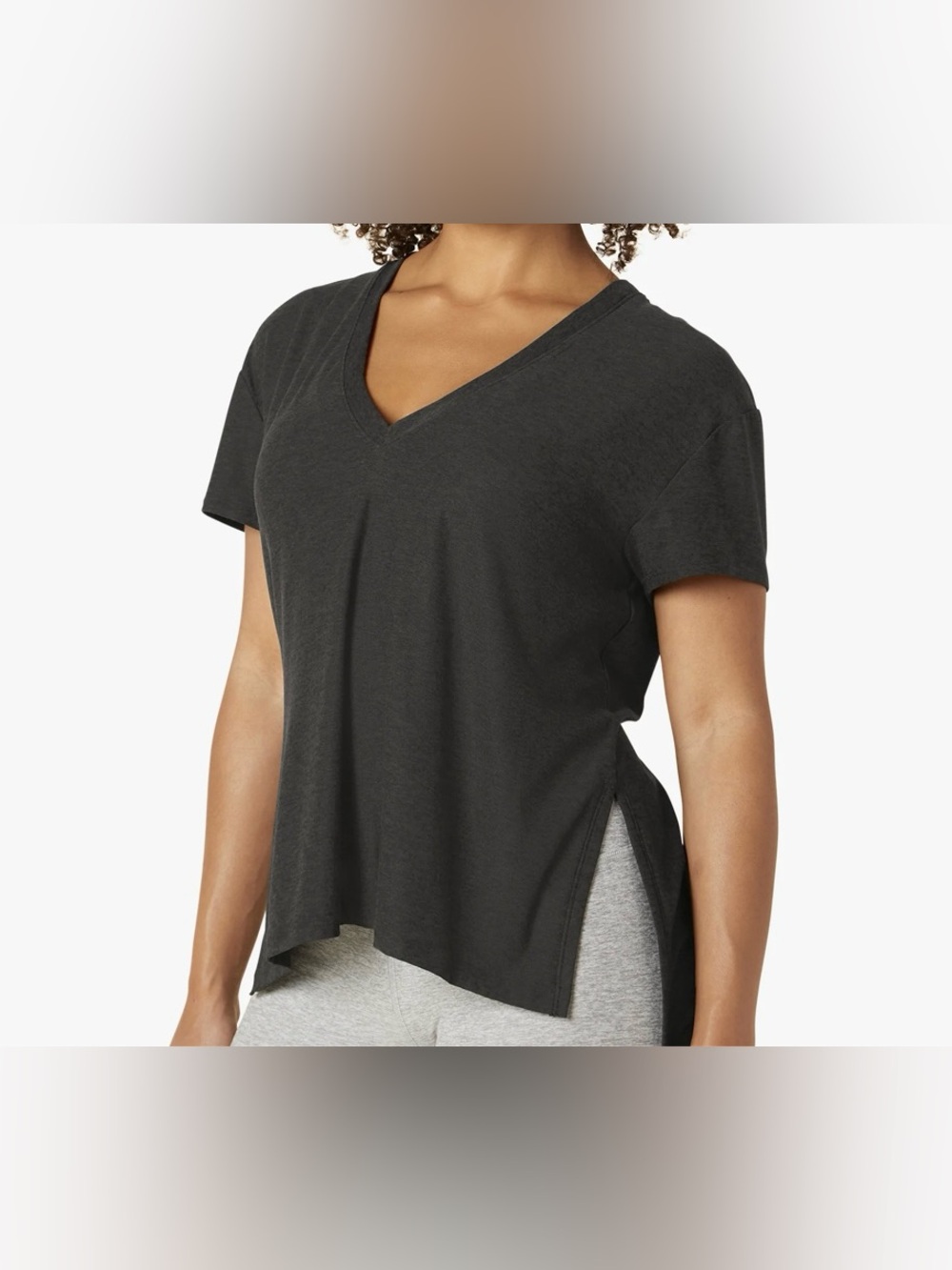 Beyond Yoga Featherweight Split Up Long Tee Size 2X
